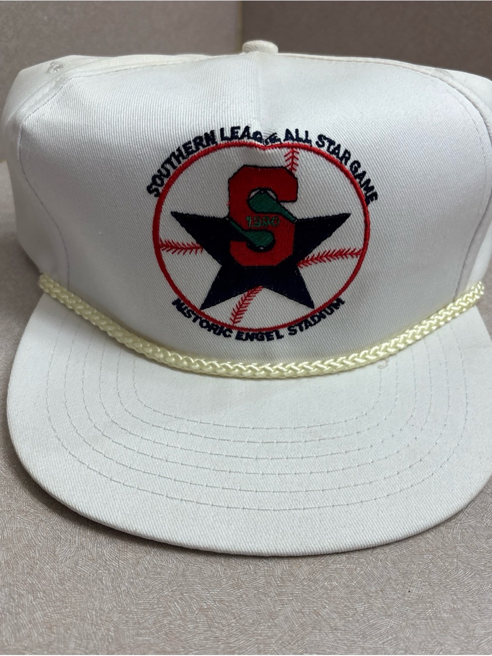 1990 Southern League Baseball All Star Game Hat Cap MiLB Vintage Engel Stadium